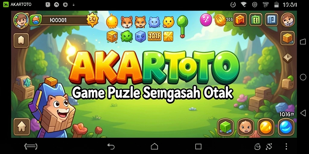Gambar menampilkan gameplay seru dan teka-teki menarik di AKARTOTO.