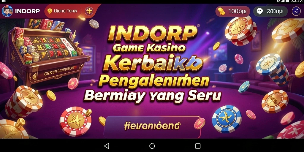 Tangkapan layar INDORP menampilkan gameplay kasino yang seru dan menegangkan.