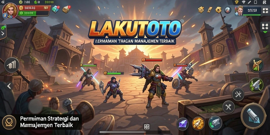 Tampilan gameplay menarik dalam LAKUTOTO dengan elemen strategi.