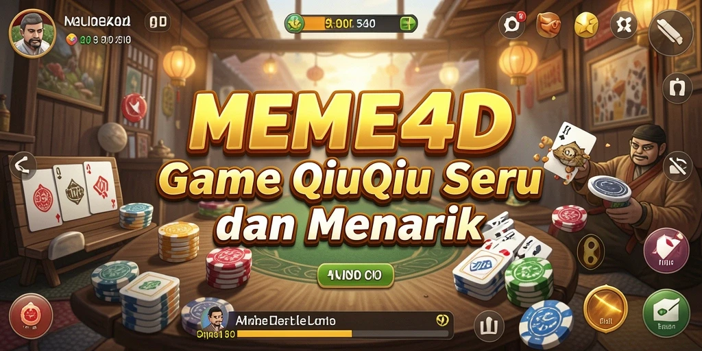 Gameplay QiuQiu yang mengasyikkan dalam MEME4D.